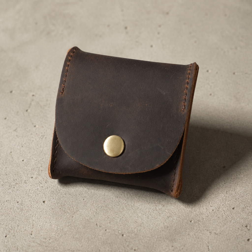 Porte-Monnaie Japonais Homme Cuir à Pièces Compact