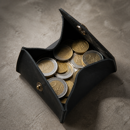 Porte-Monnaie Japonais Homme Cuir à Pièces Compact