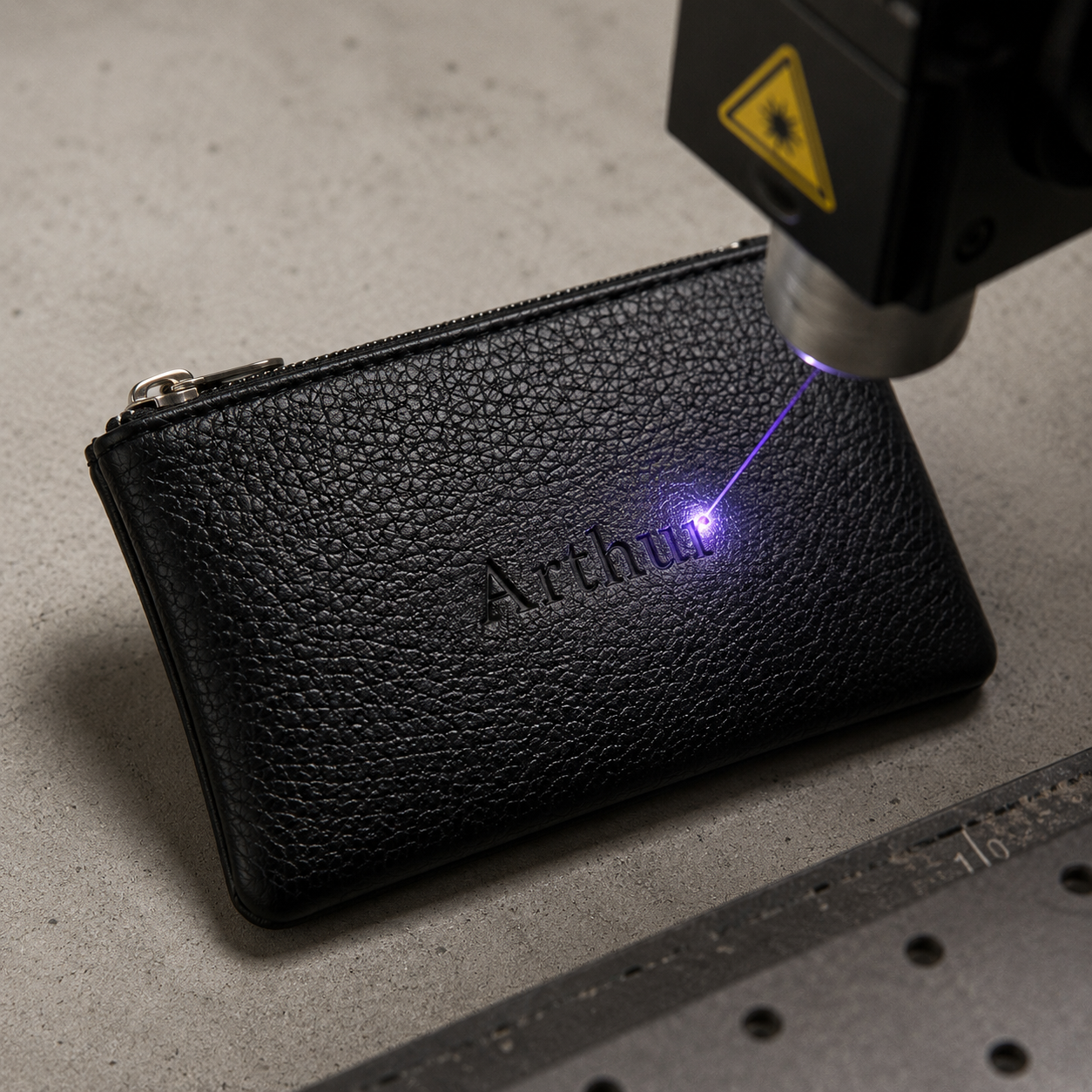 Porte-Monnaie Personnalisable Homme à Graver au Laser