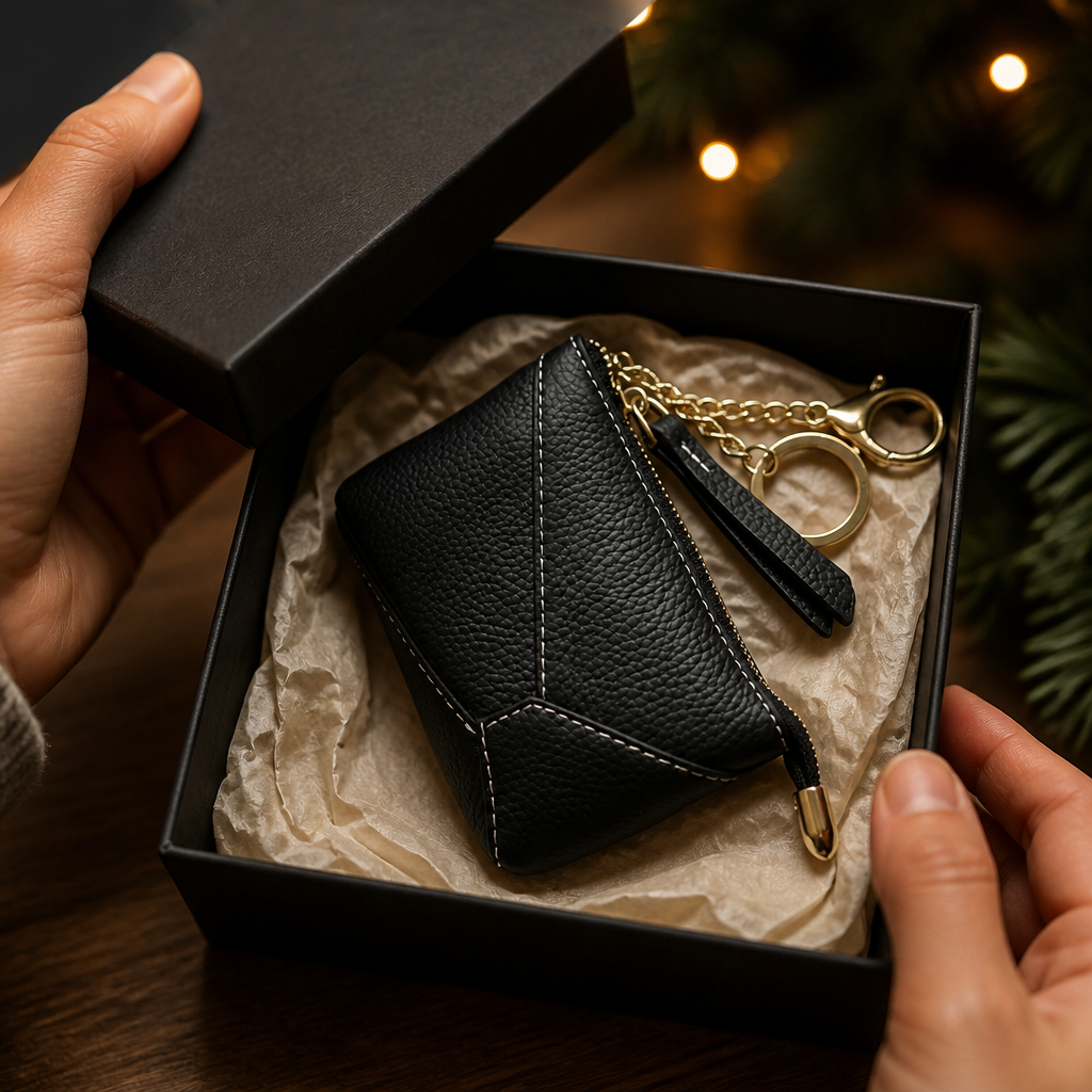 Porte-Monnaie Personnalisé Homme en Cuir à Graver