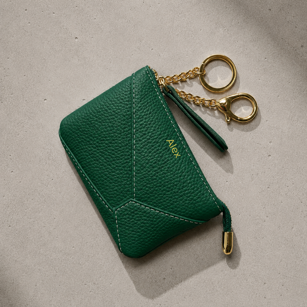 Porte-Monnaie Personnalisé Homme en Cuir à Graver