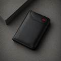 Portefeuille Compact Homme 2 Volets avec Poche Extérieure