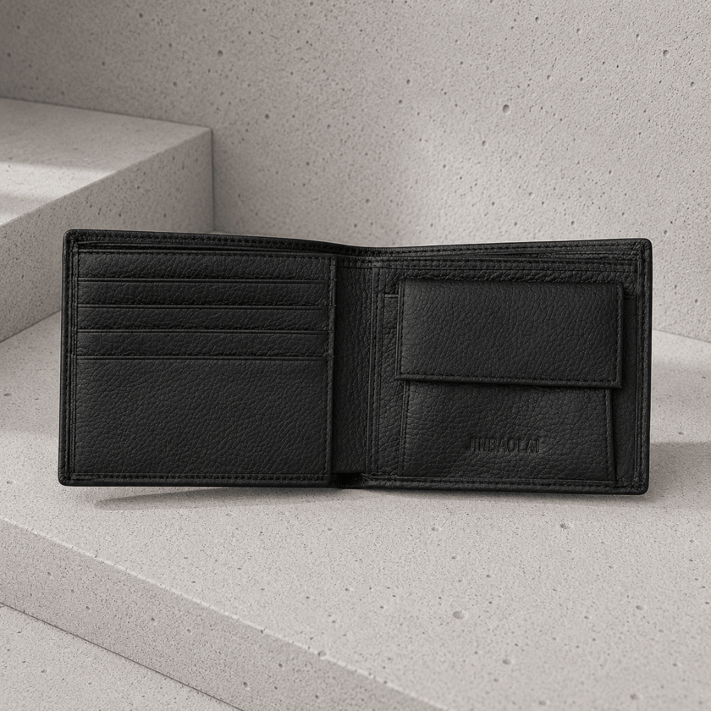 Portefeuille Cuir Gravé Homme, Prénom et Date