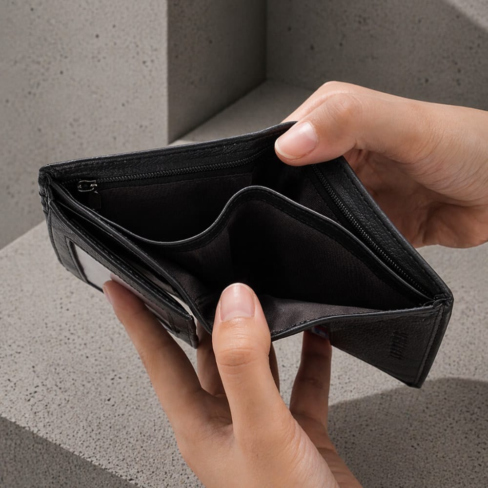 Portefeuille Homme Cuir Véritable 12 Cartes RFID