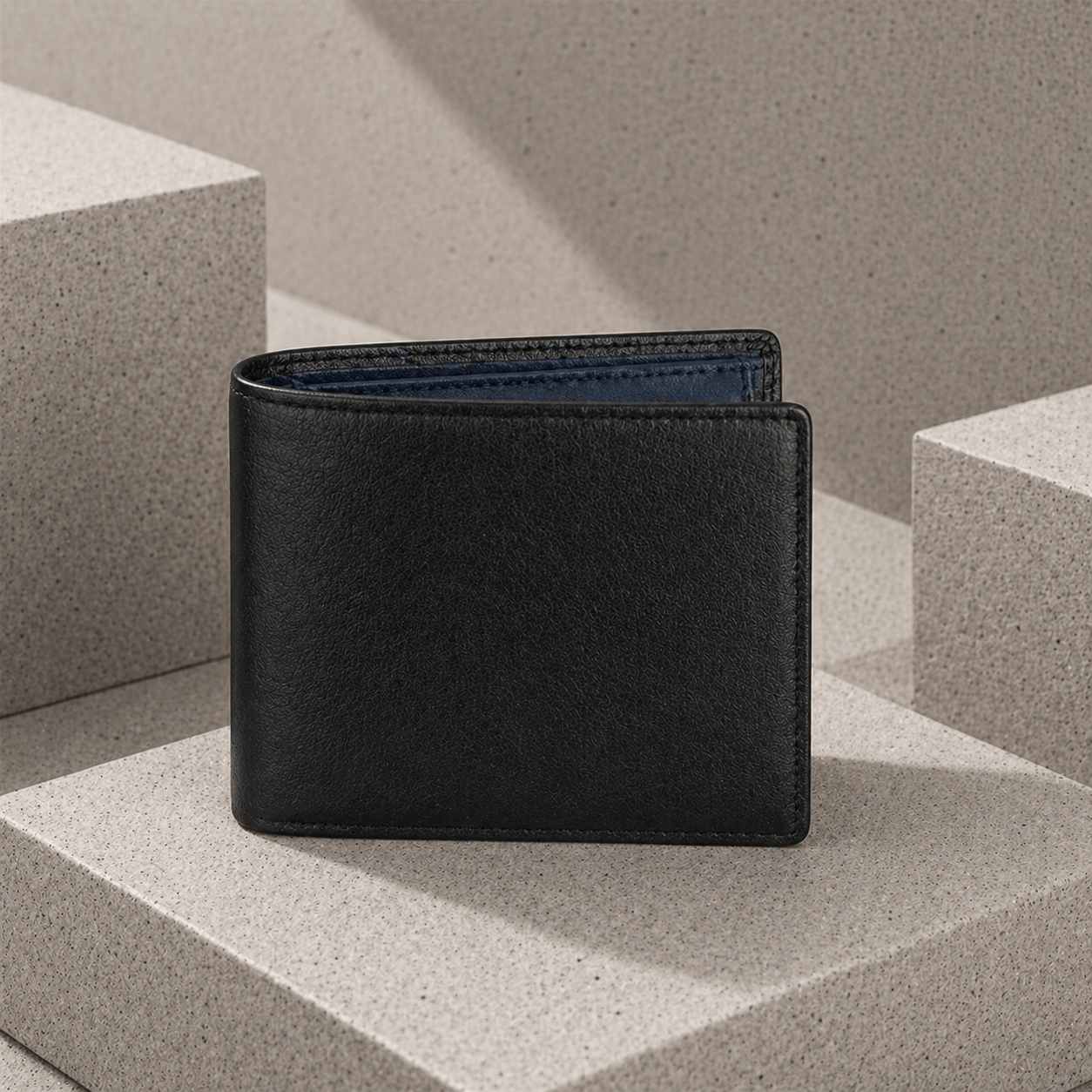 Portefeuille Homme Cuir Slim 10 Cartes RFID Porte-Monnaie