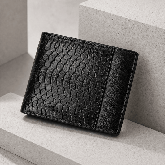 Portefeuille Homme Cuir Véritable Vachette RFID Compact