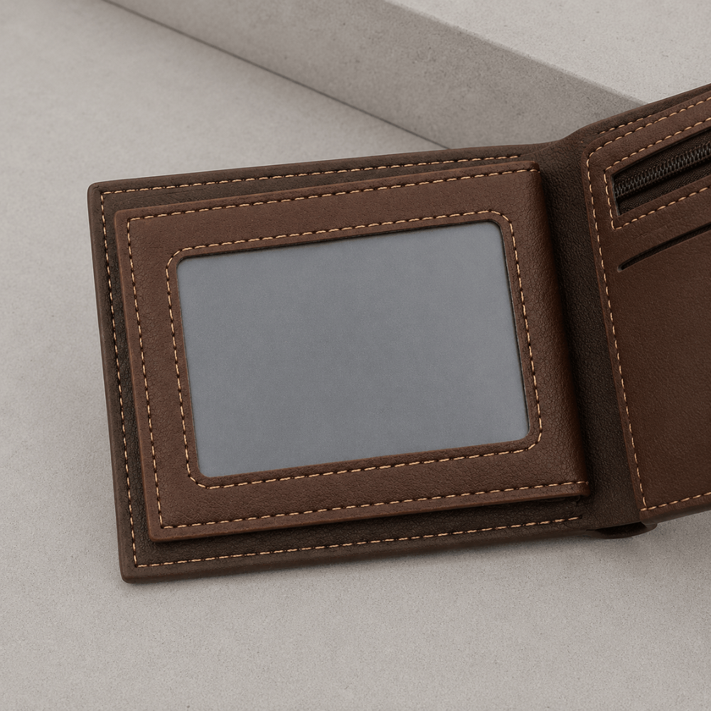 Portefeuille Homme Personnalisable Prénom et Date