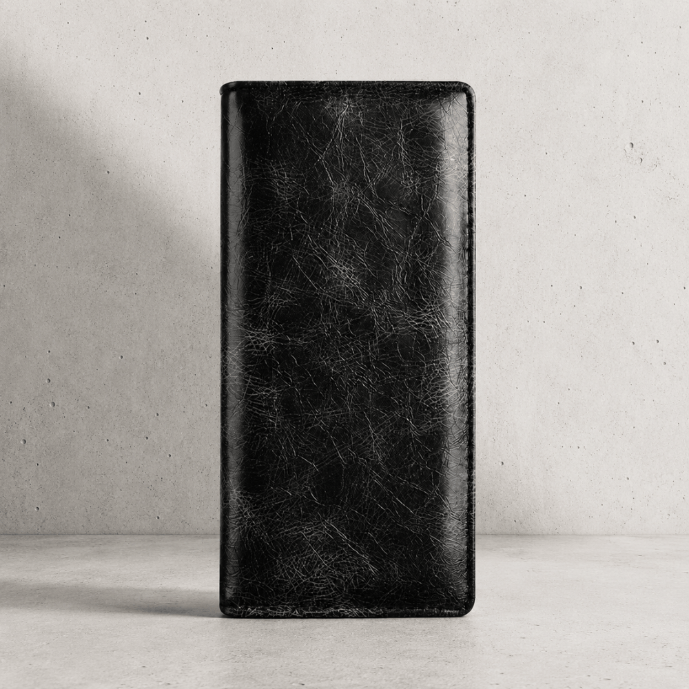 Portefeuille Homme Grand Format Long Vintage