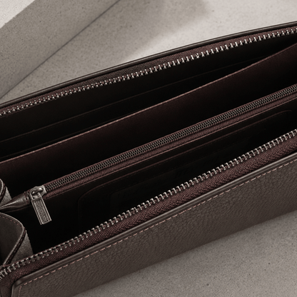Grand Portefeuille Personnalisé Homme Zippé à Graver