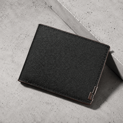 Portefeuille Homme en Tissu 2 Volets Carte d'Identité