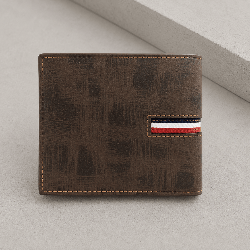 Portefeuille Homme Personnalisable Prénom et Date