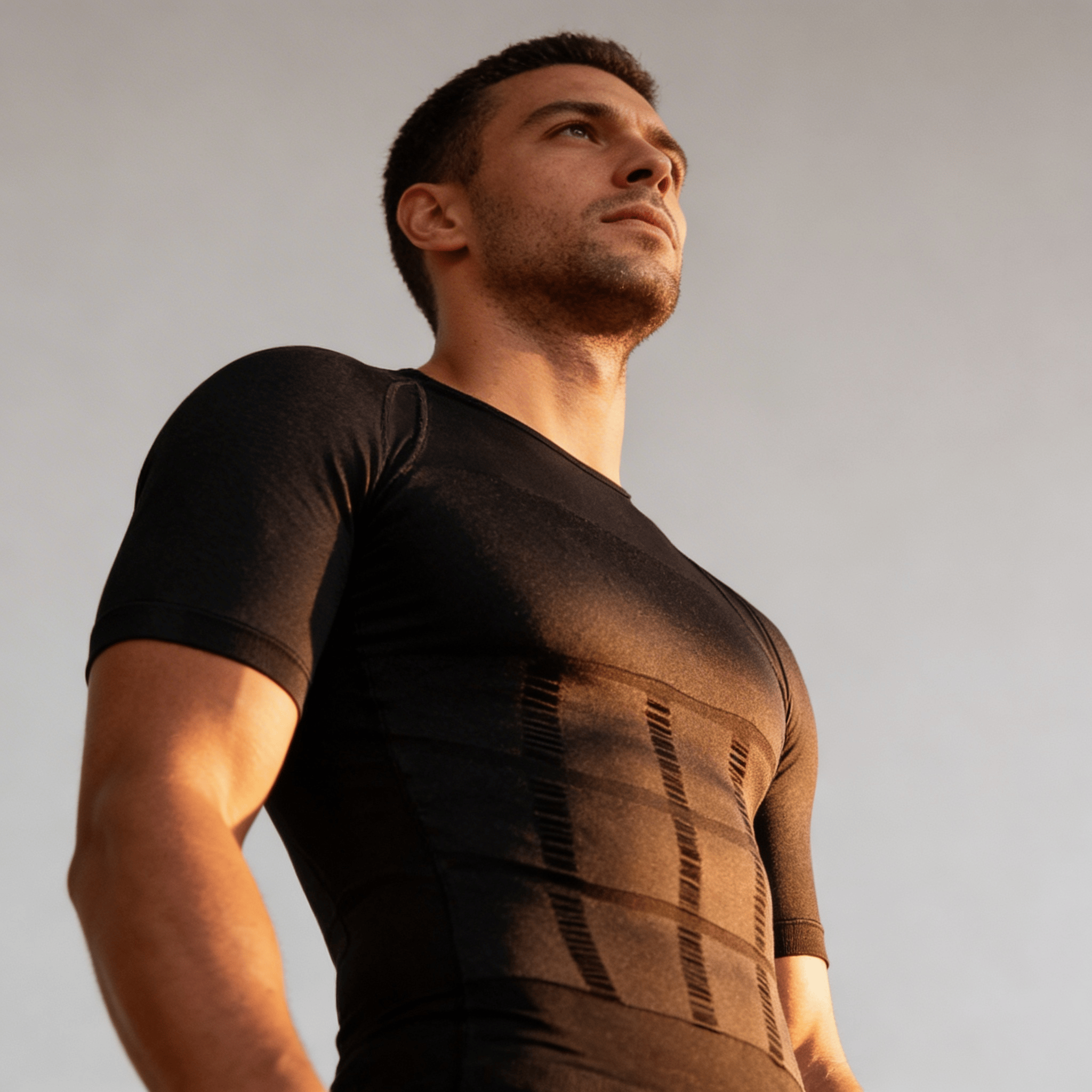Tee-shirt de compression homme