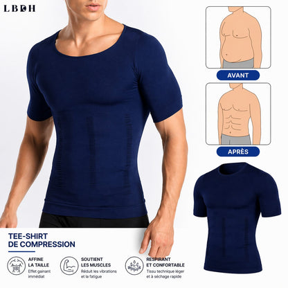 Tee-shirt de compression homme