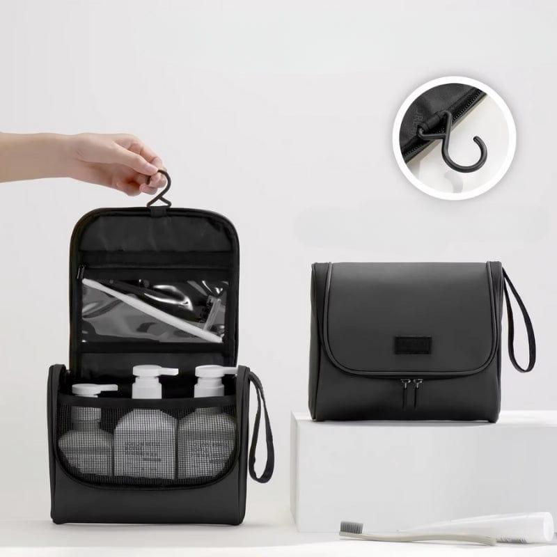 Trousse de toilette suspendue homme compacte – Design élégant et pratique