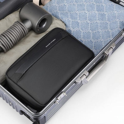 Trousse de toilette homme cuir voyage - Format compact