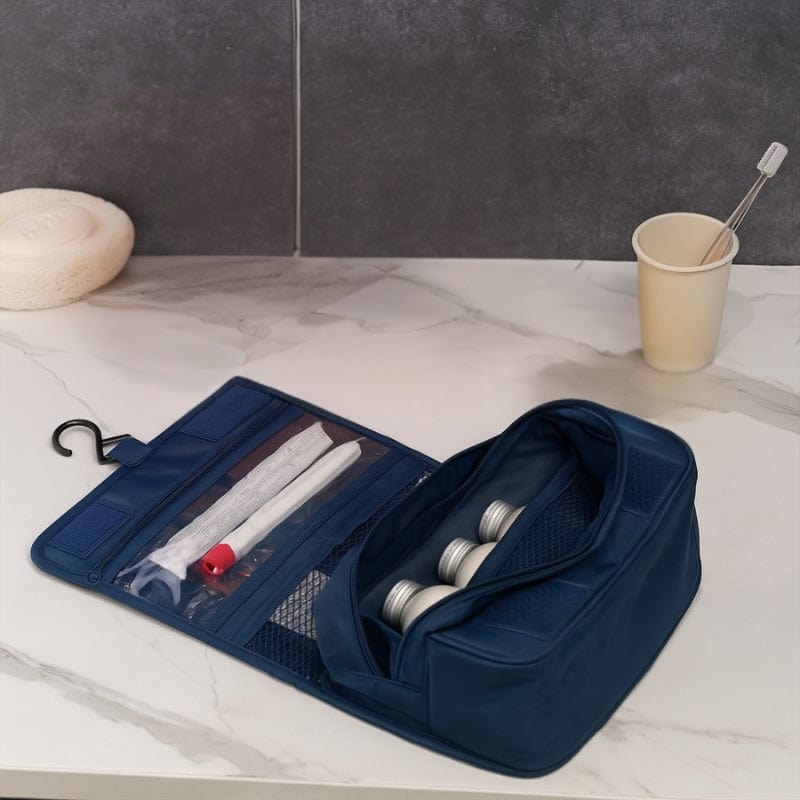 Trousse de toilette homme suspendue - Compartiments organisés