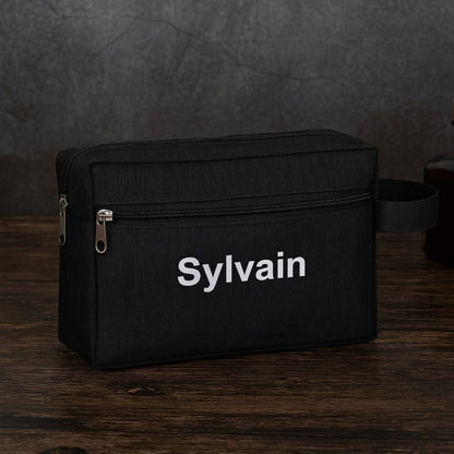 Trousse de toilette voyage homme - personnalisable et compacte